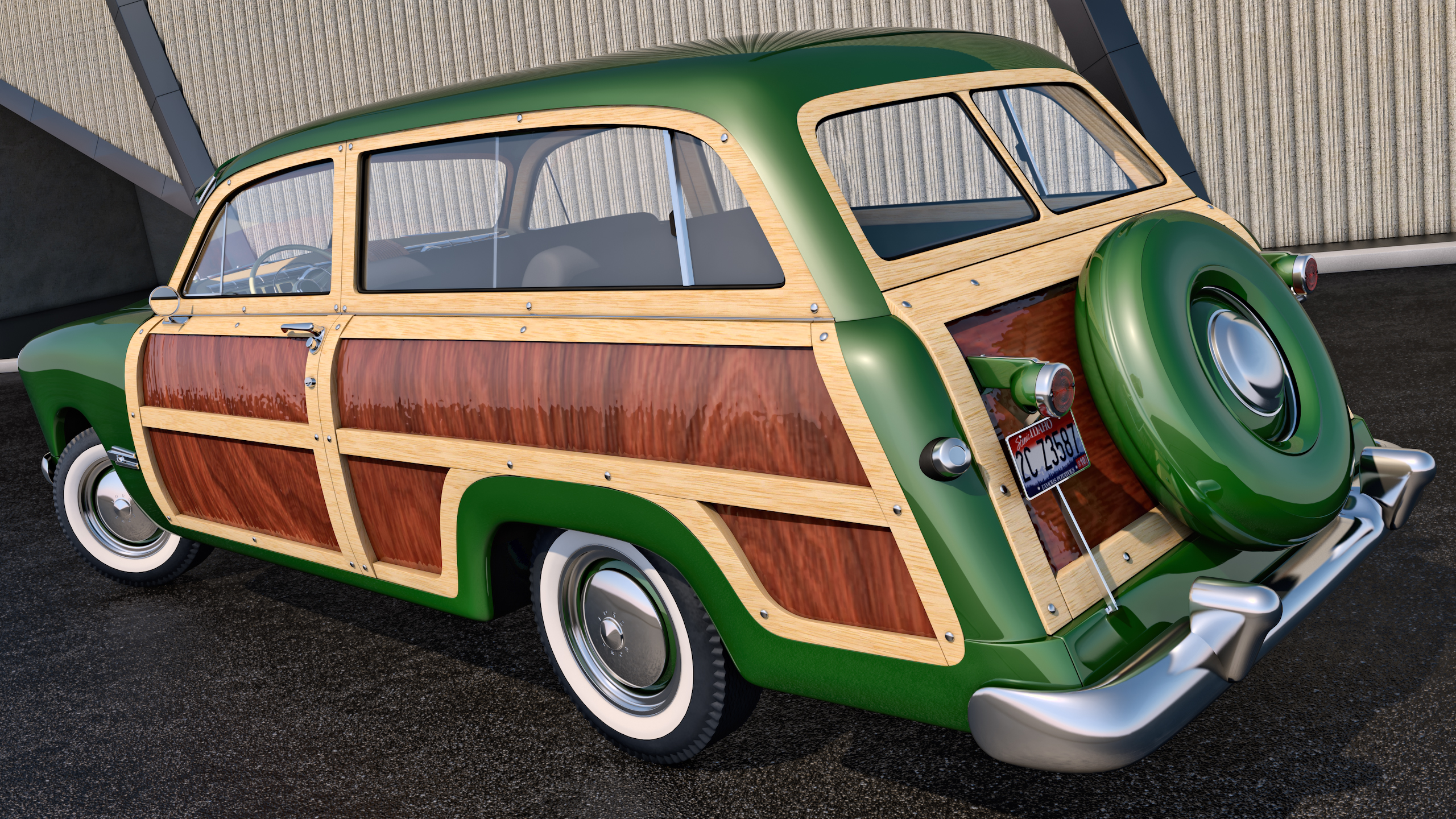 1949 Ford Woody Station Wagon By Samcurry On Deviantart