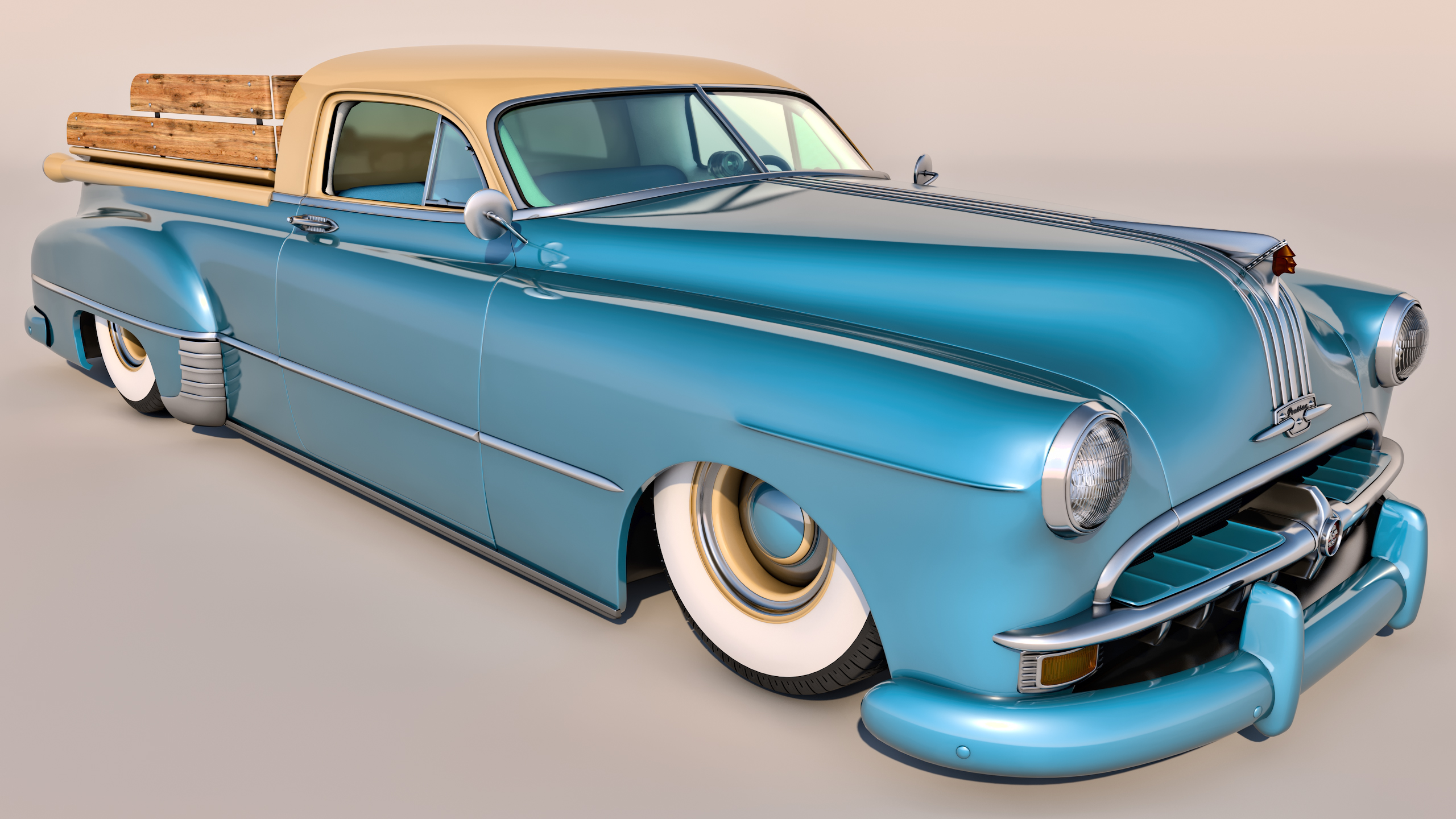 1949 Pontiac Streamliner Six Sedan Custom by SamCurry on DeviantArt
