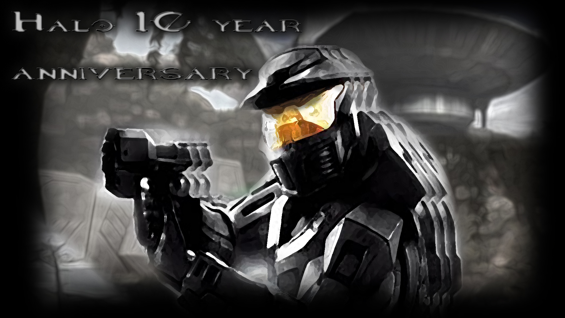 Halo 10 year anniversary wal..