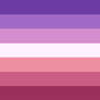 Feminine Lesbian Flag