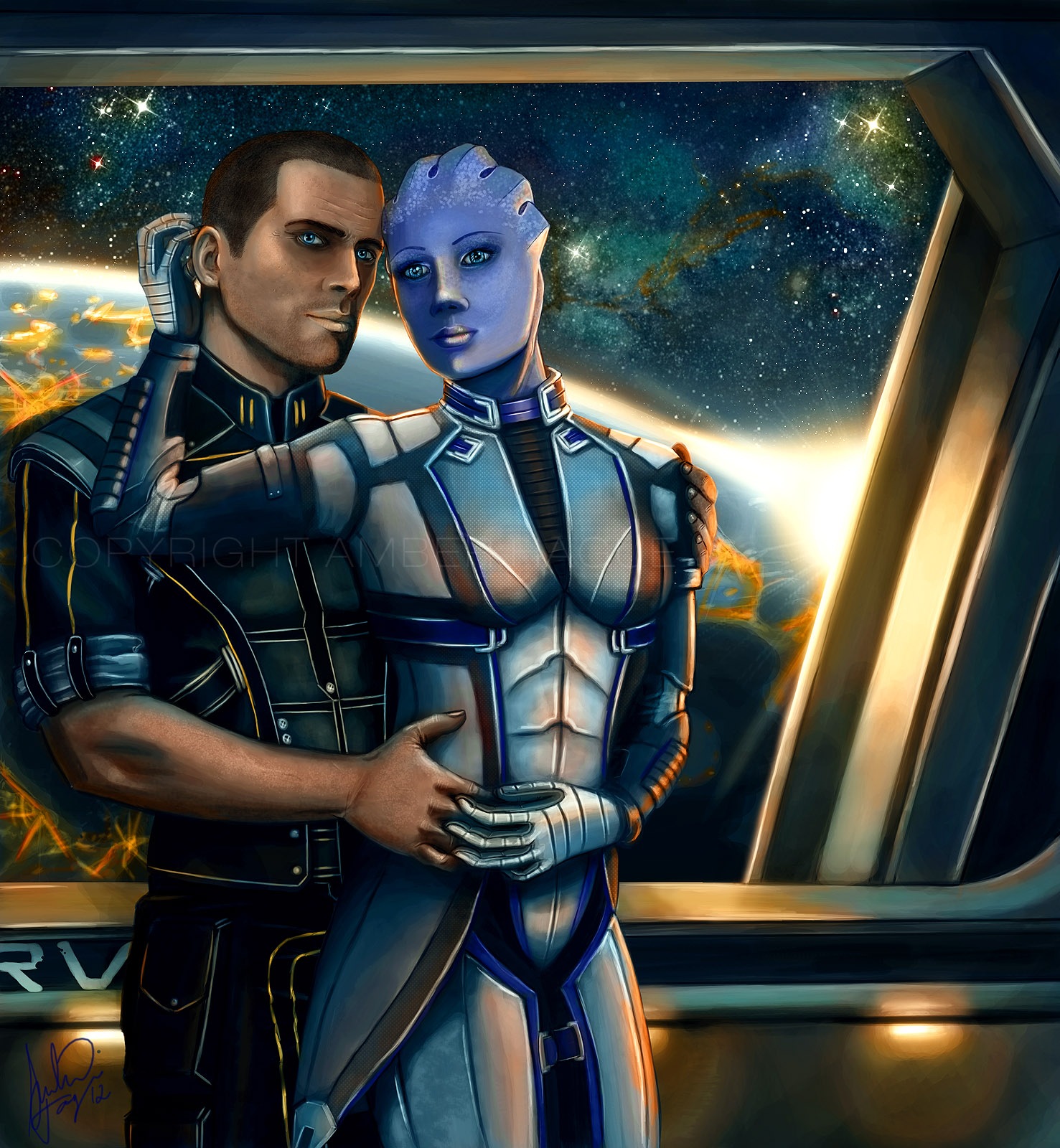 Liara and Shepard - Always here for you.