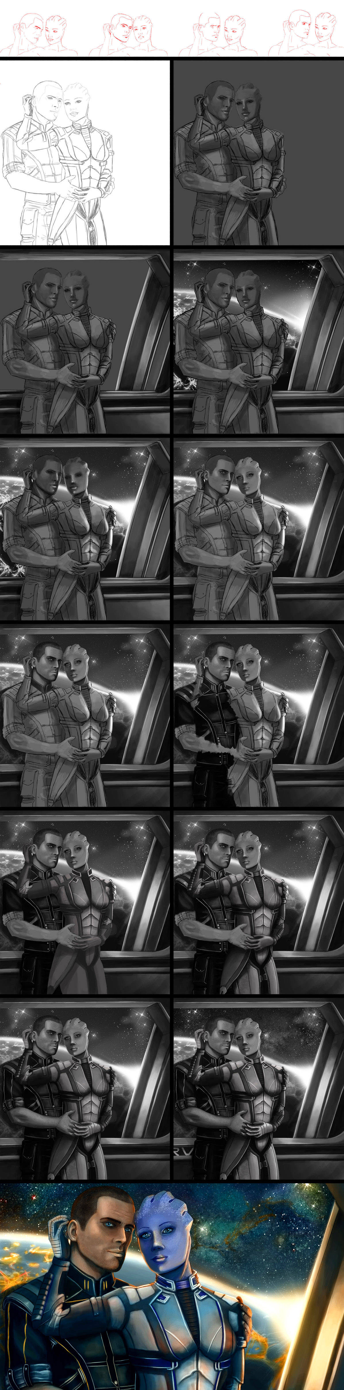 Making of Liara and Shepard - Always here for you.