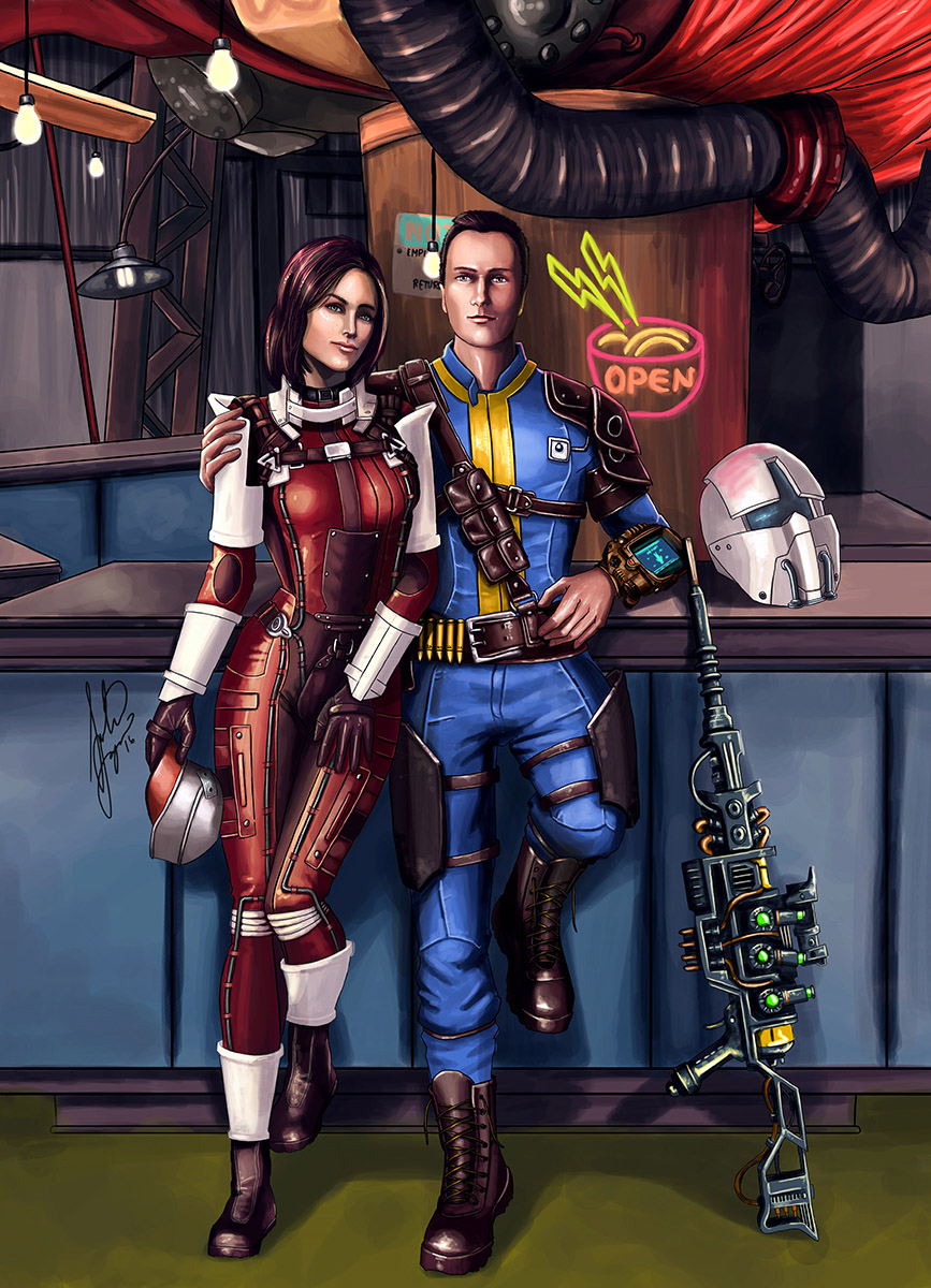 Fallout - Piper and friend.