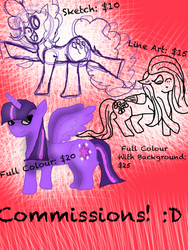 Commissions!! (READ DESCRIPTION PLEASE!)