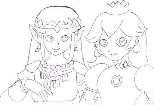 zelda and peach