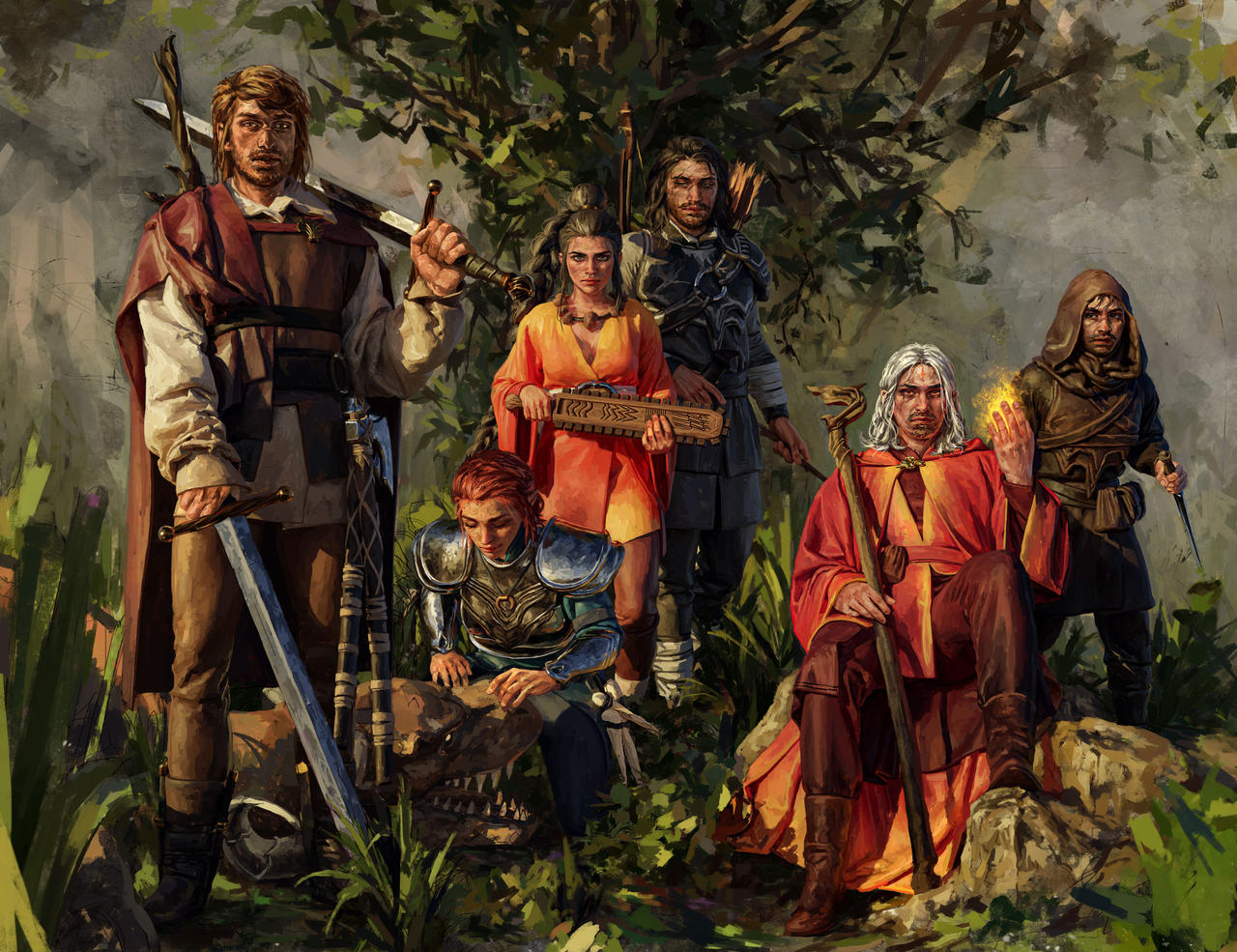 DnD party illustration by YorsyH on DeviantArt
