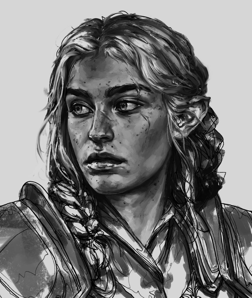 Half Human Reference Half Elf/Half Human by YorsyH on DeviantArt