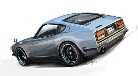 Datsun 240z painting