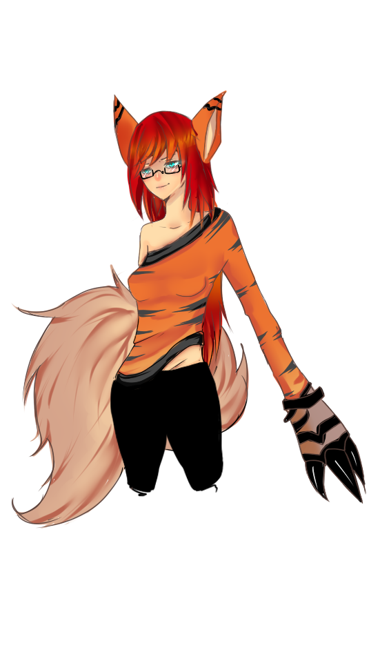 Rune :: gijinka:: Arcanine (myart)