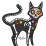 Day of the dead kitty