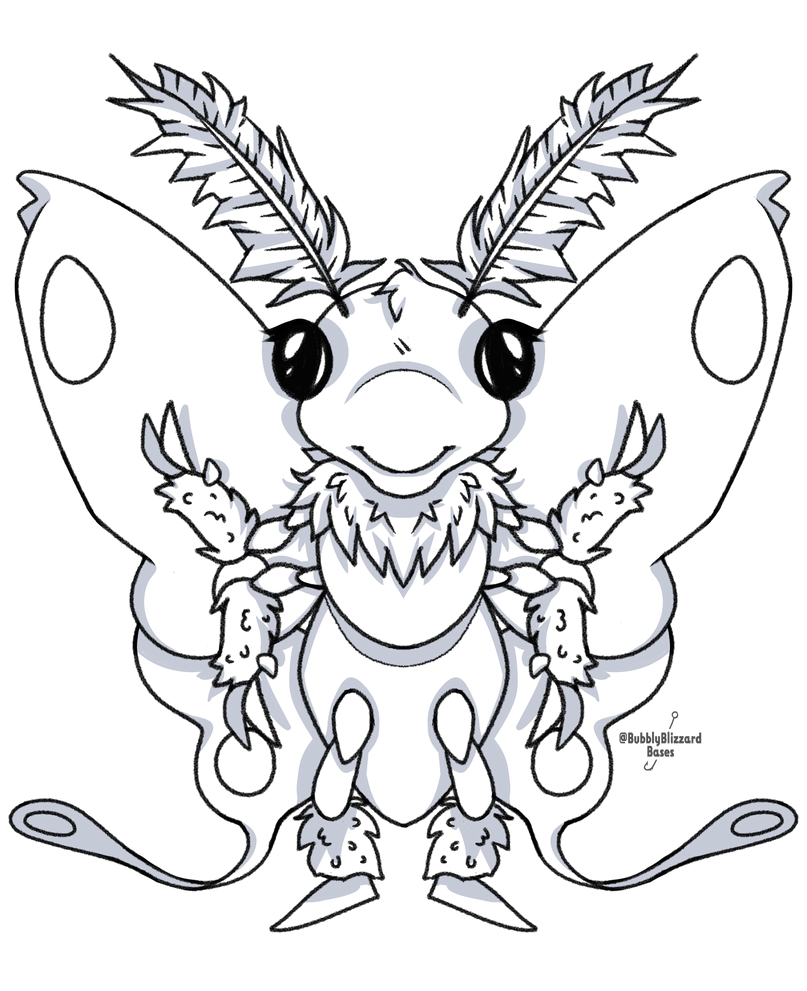 F2U Base | Moth! by BubblyBlizzard on DeviantArt