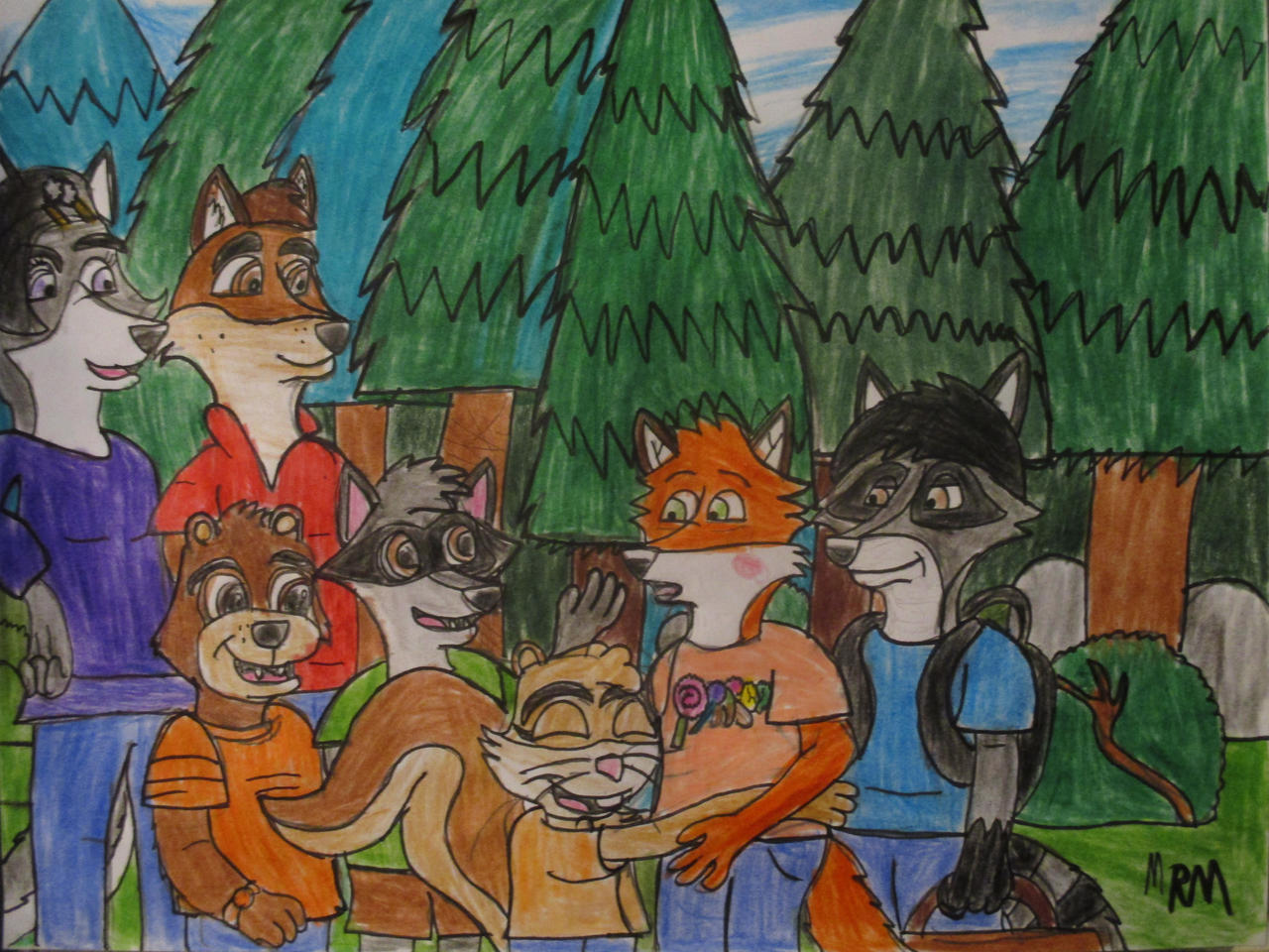 Meeting the Great Wolf Pack by Remyfox819 on DeviantArt