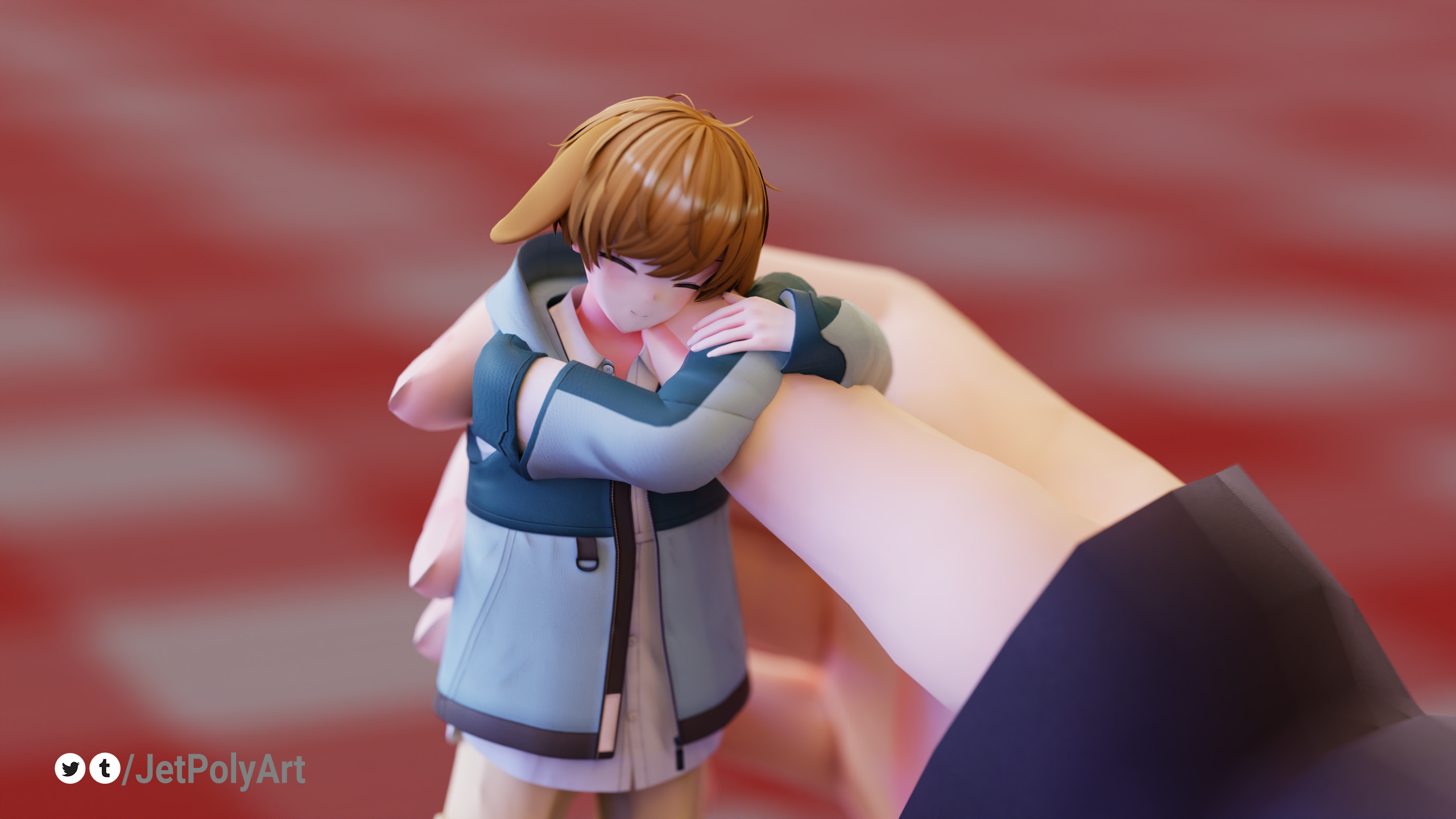 Hand Chug hand hug by JetPolyArt on DeviantArt