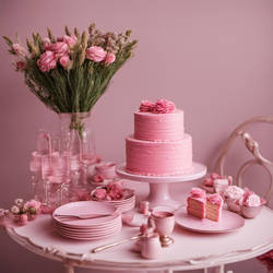 A Tea Party in Pink