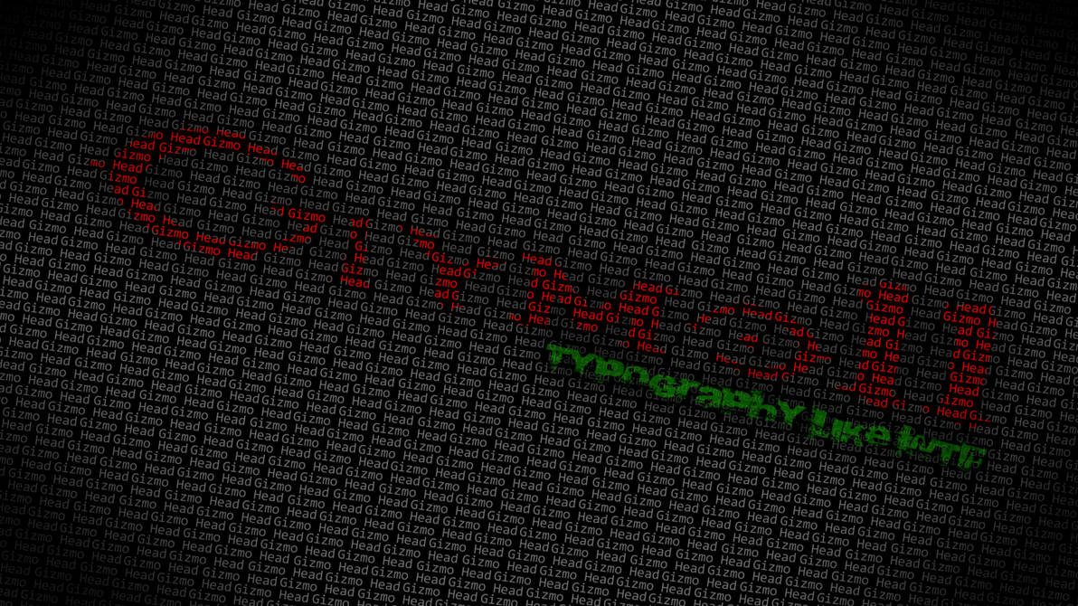 Simple Gimp Typography by Giymo11 on DeviantArt