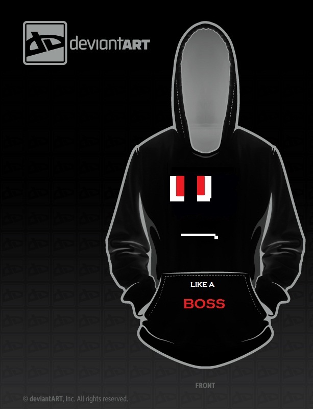 LIKE A BOSS hoodie design