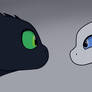 Toothless And The Light Fury