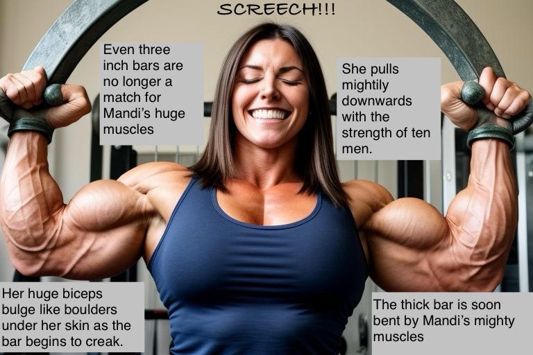 Mandi Bending Thick Steel By Fempower99 On DeviantArt mandi-bending-thick-steel-by-fempower99-on-deviantart