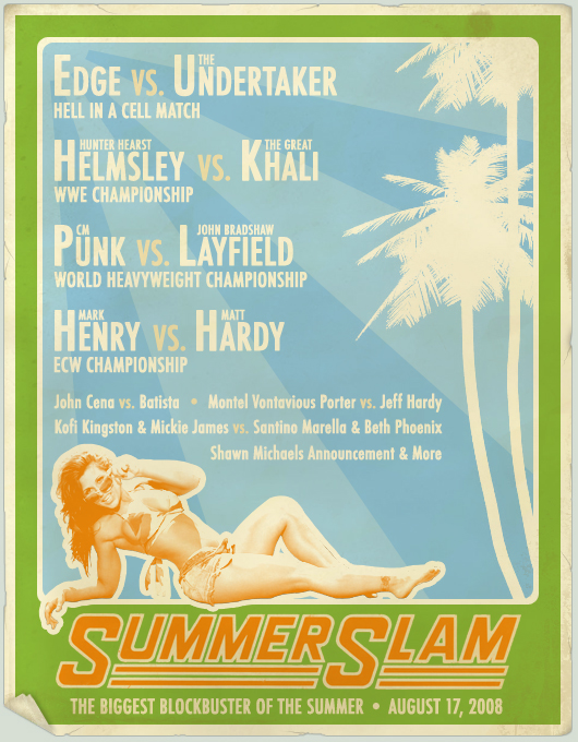 Vintage SummerSlam Poster