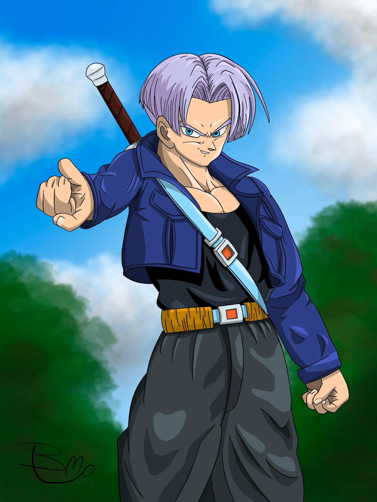 Future Trunks Rains Future Trunks by Docholiday050 on DeviantArt