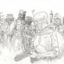 Star Wars Bounty Hunters pencils