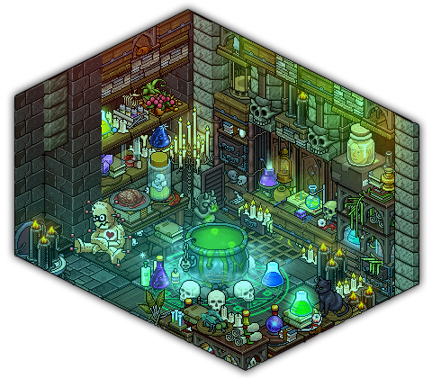 Witch's potion room