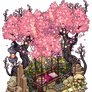 Cherry blossom seat