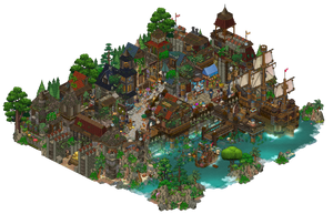 Port city