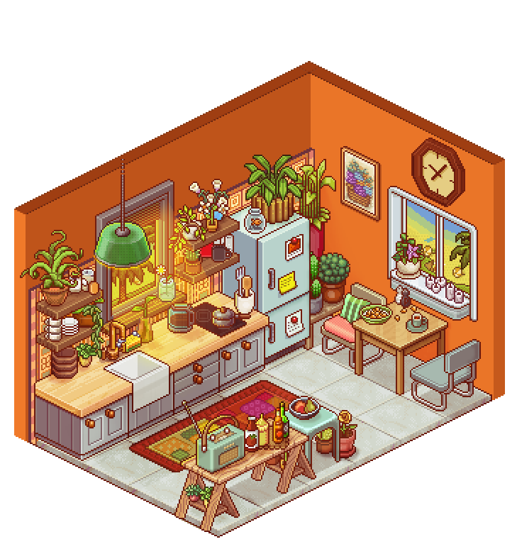 Sunny Kitchen by Cutiezor on DeviantArt