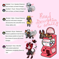 [TEMP CLOSE] Cheap Pokemon Gacha!