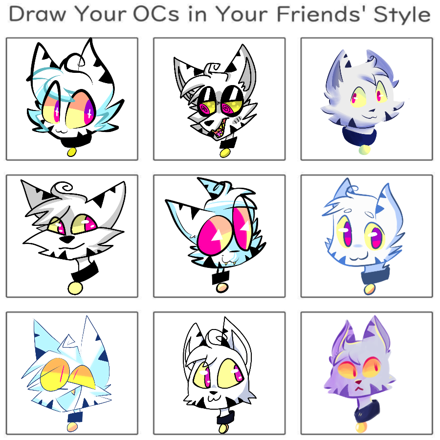 Draw Your Oc In Your Friend S Style Challenge By Clowncentipede On Deviantart