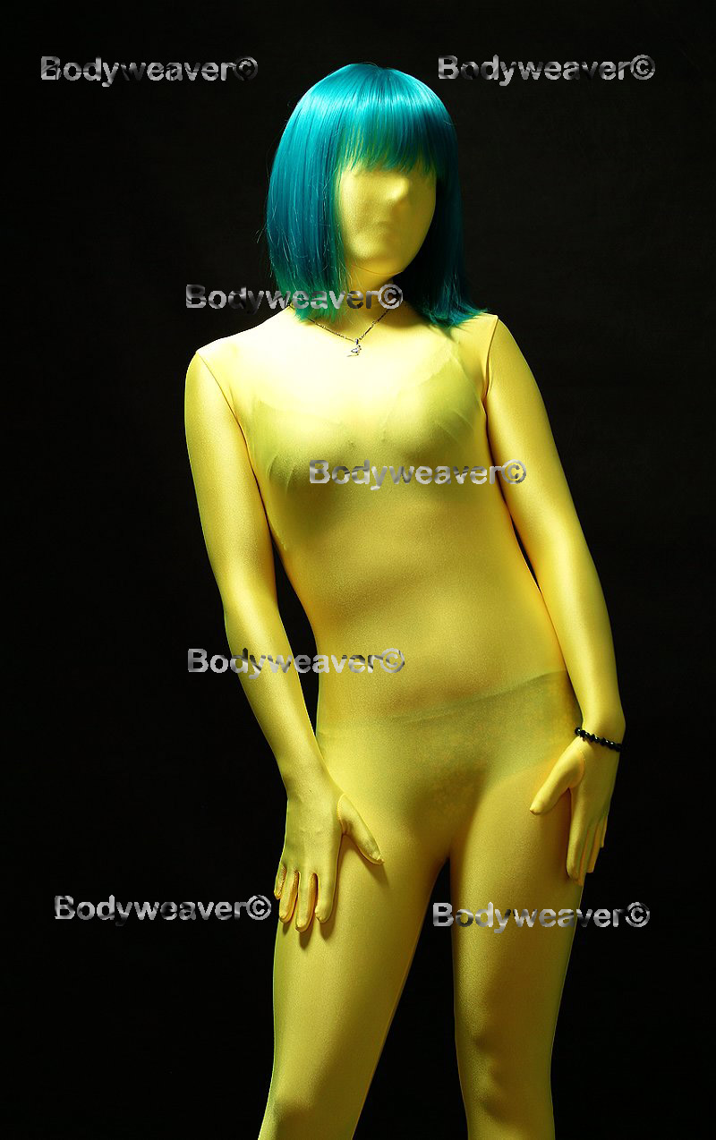 yellow zentai