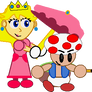 Peach and Toad