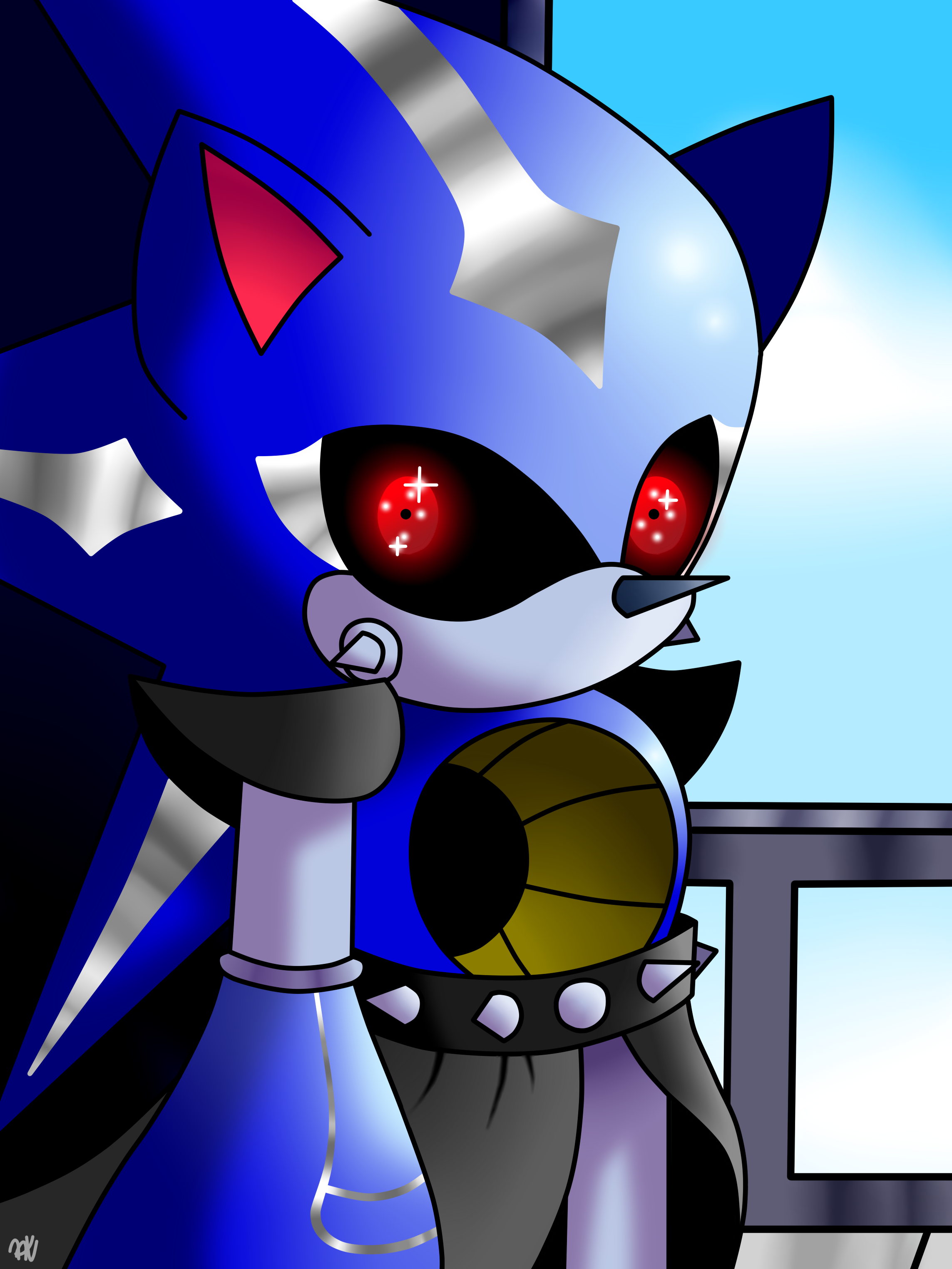 Let's appreciate the fact Neo Metal Sonic exists in 3 different media :  r/SonicTheHedgehog