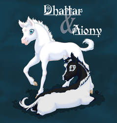 Dhattar and Aiony - fanart