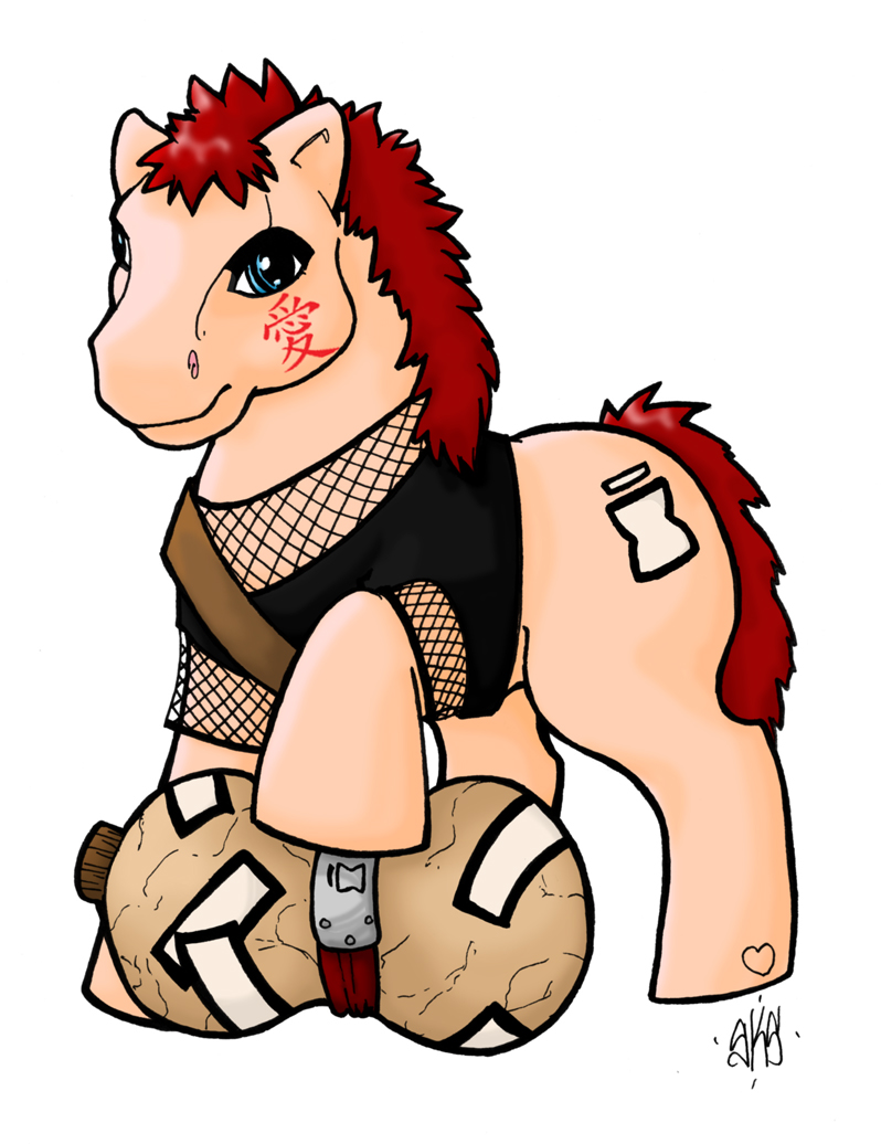 Naruponies - Gaara color