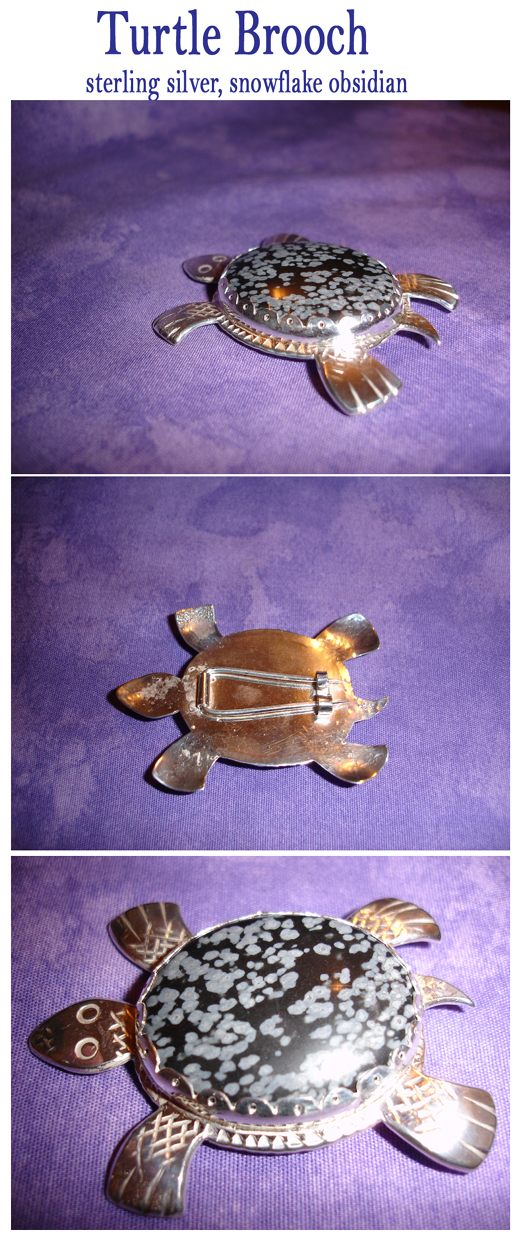 Turtle Brooch