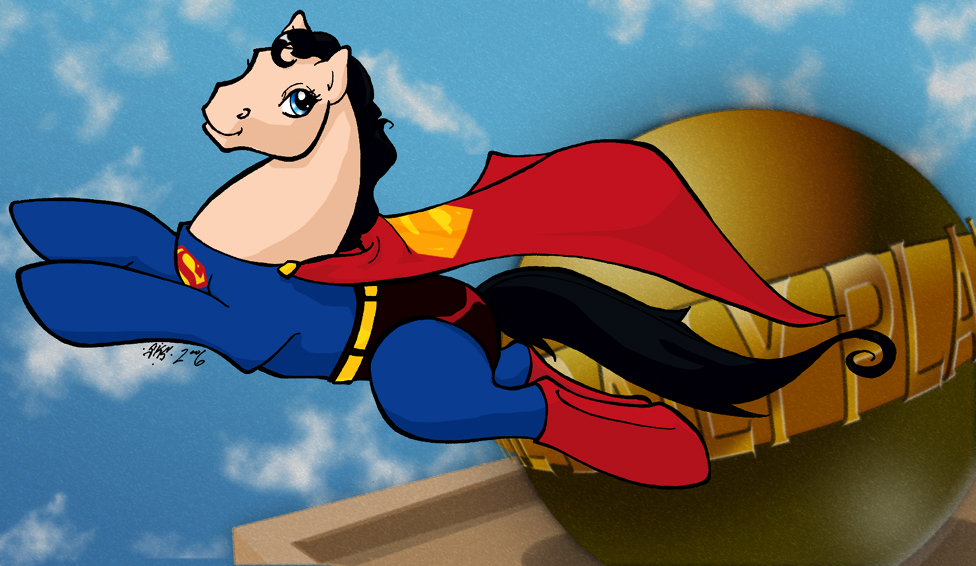 Justice League Pony - Superman