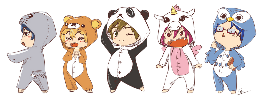 Free! Kigurumi Fashion Show