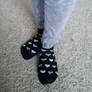 [Stock] Kitty Black Socks 1