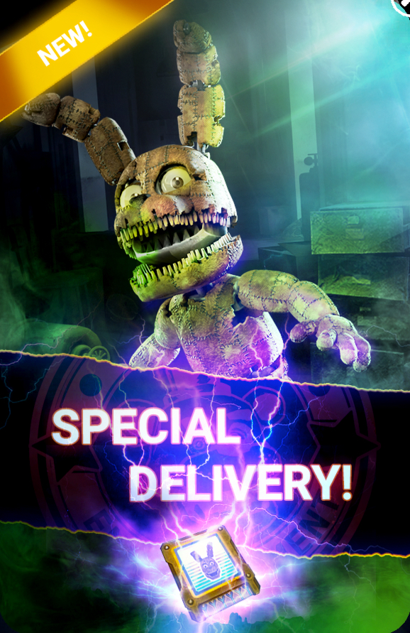 FNAF AR Special Delivery - Toxic Nightmare Fredbear Animatronic