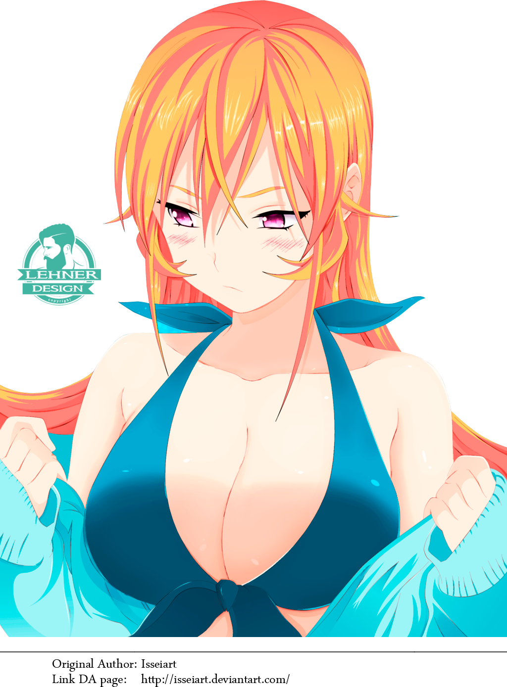 Soma Yukihira and Erina Nakiri Render by EllineNikki on DeviantArt