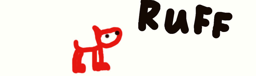 doggy says ruff by queenofthepinkies on DeviantArt