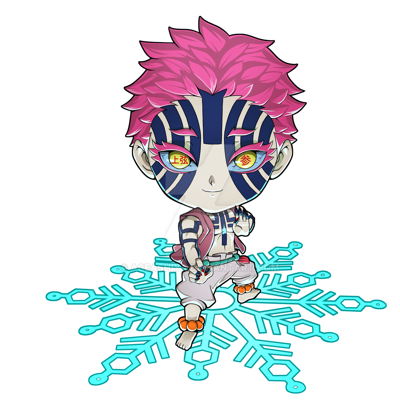 Akaza Fighting Stance by aceashiya on DeviantArt