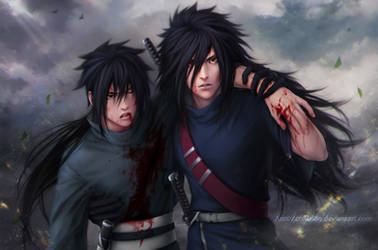MADARA and IZUNA _ the brotherly blood _ 624 by Zetsuai89