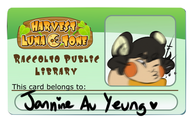 HL - Jannine's Library Card