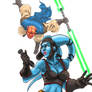 Star Wars:Maul vs Aayla Secura