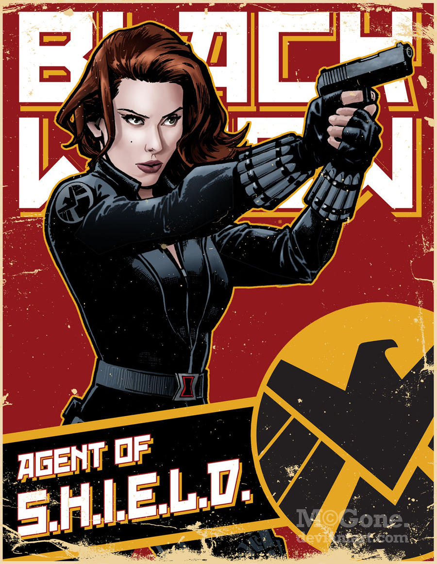 Black Widow, Agent of S.H.I.E.L.D. by mcguan