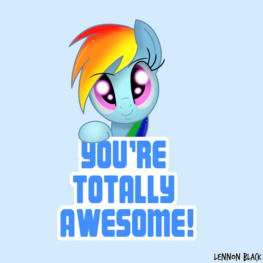 Motivational Rainbow Dash