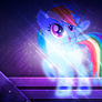 Rainbow Dash in space 1920x1080